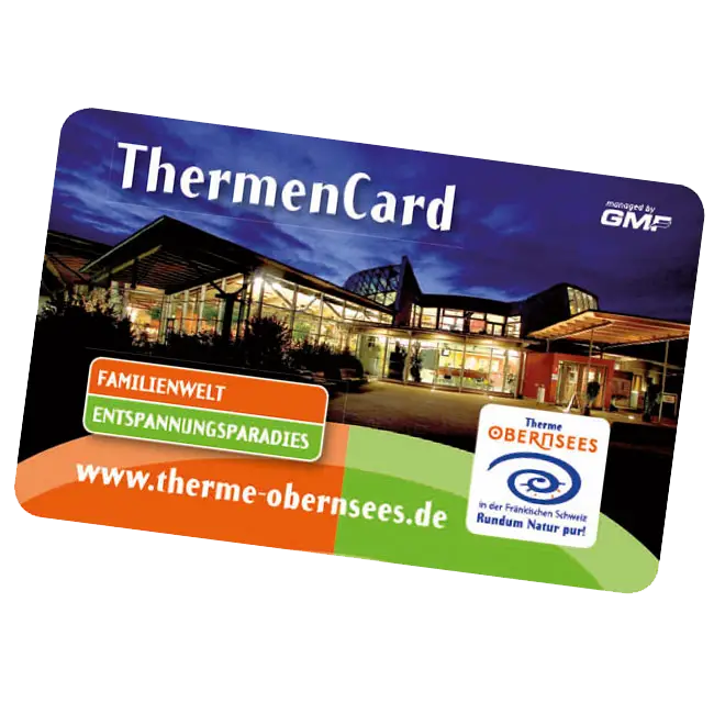 Die ThermenCard der Therme Obernsees